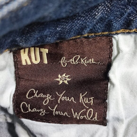 KUT from the Kloth jean pencil skirt women's size 10 denim blue - Picture 7 of 14